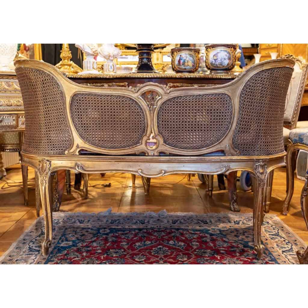 Banquette style Louis XV | Biron Banquette style Louis XV