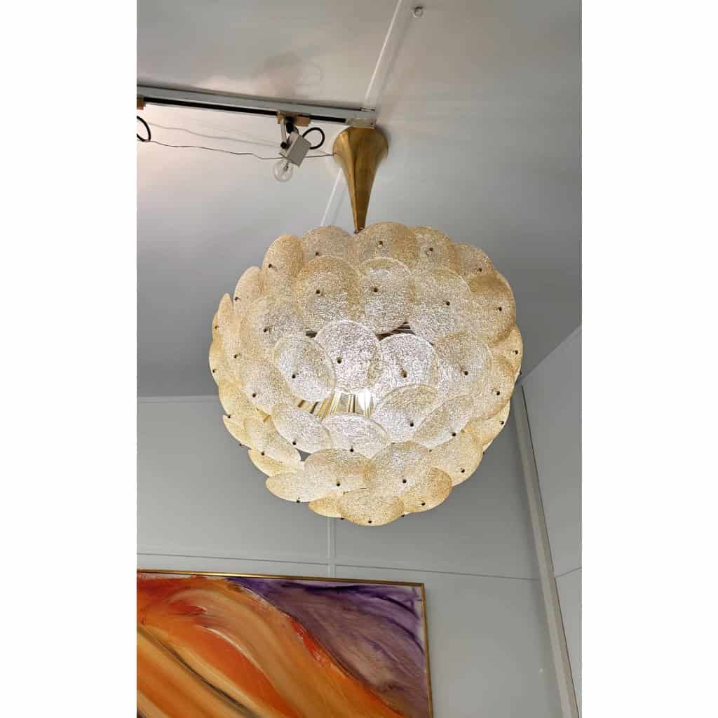 Golden Murano glass chandelier | Biron ||||