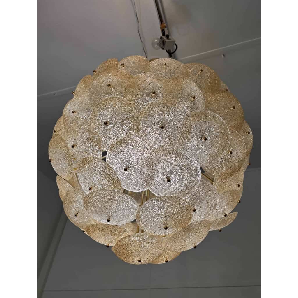 Gold Murano Glass Chandelier | Biron Gold Murano Glass Chandelier