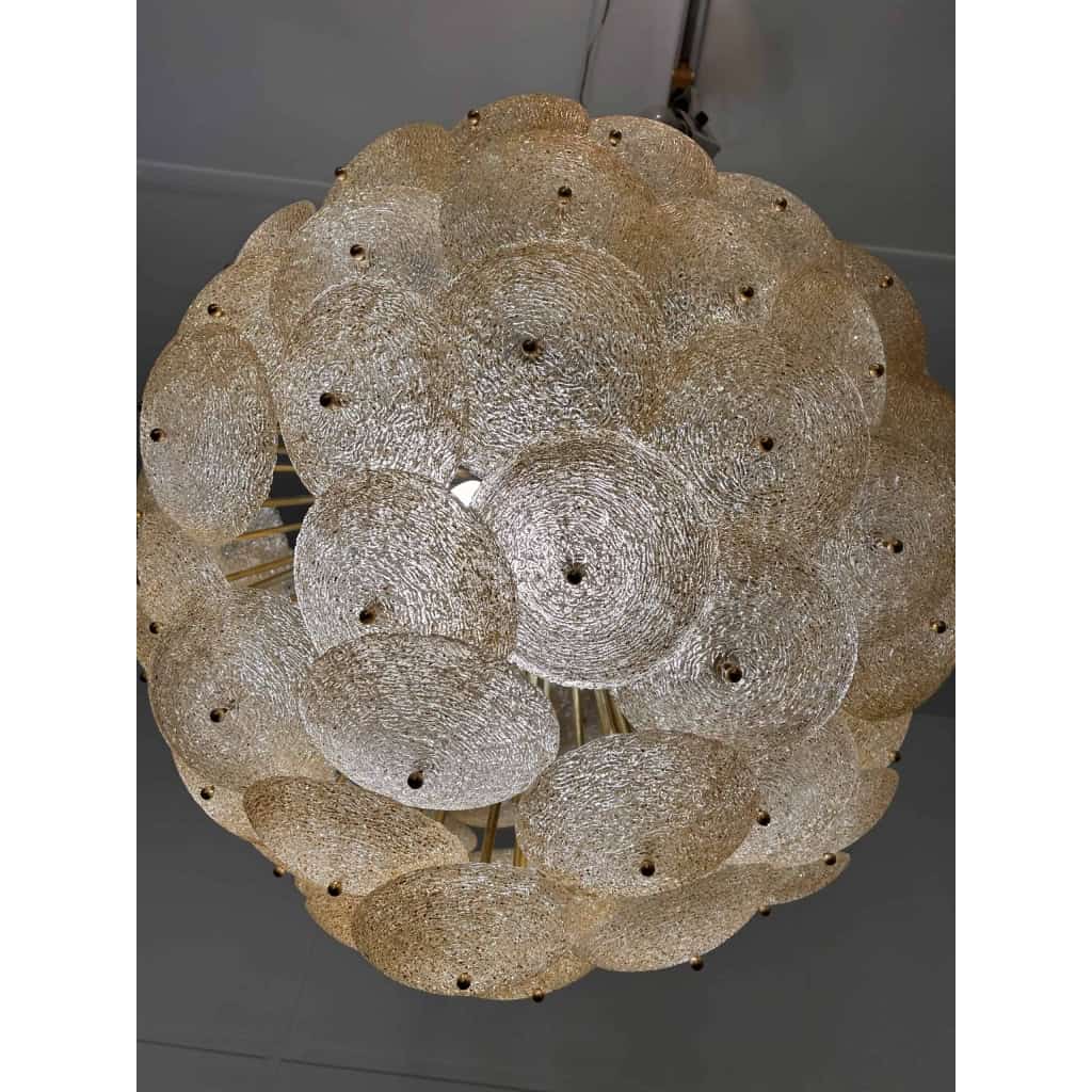 Gold Murano Glass Chandelier | Biron Gold Murano Glass Chandelier