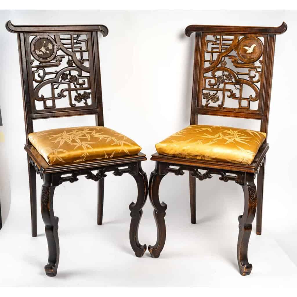 Paire de chaises d’inspiration Viardot | Biron ||||||||