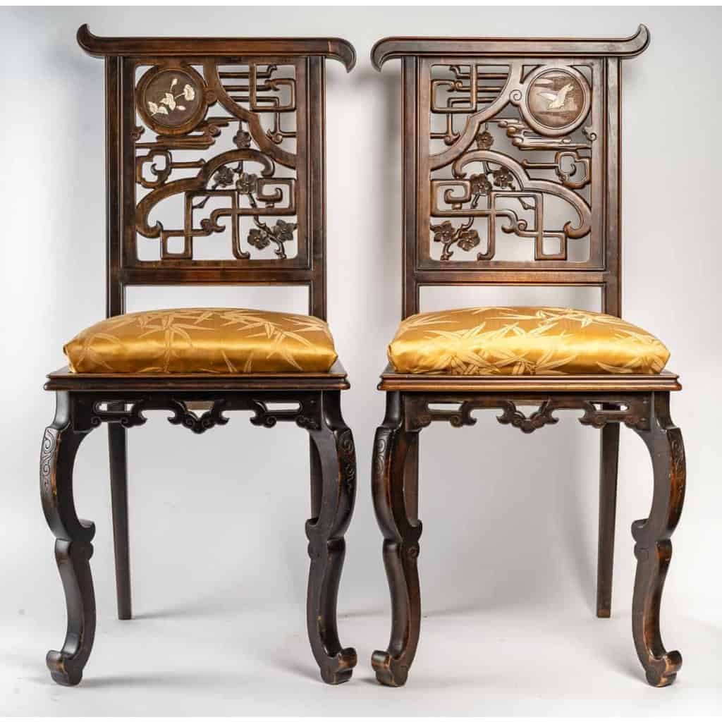 Paire de chaises d’inspiration Viardot | Biron Paire de chaises d'inspiration Viardot