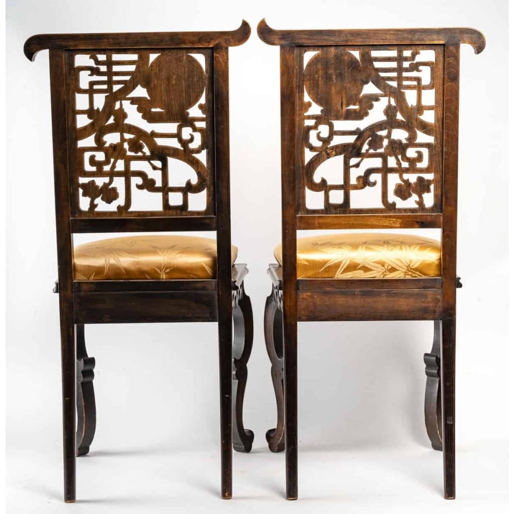Paire de chaises d’inspiration Viardot | Biron Paire de chaises d'inspiration Viardot