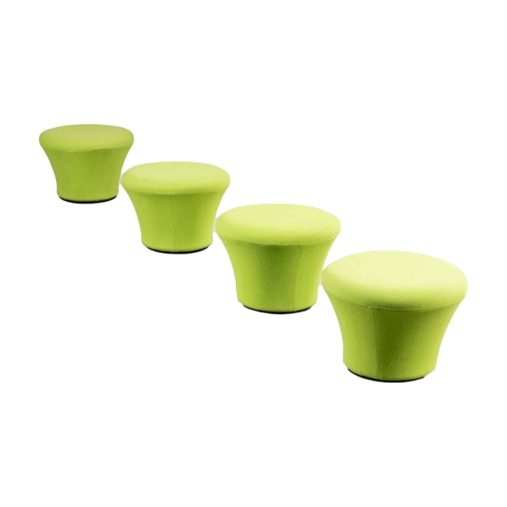 P.Paulin : 4 Tabourets « MUSHROOM » | Biron |||||