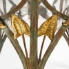 Coupe en cristal et métal Art nouveau
