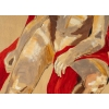 Grande peinture d’homme dénudé à la cape rouge, XXème siècle | Biron Grande peinture d'homme dénudé à la cape rouge, XXème siècle