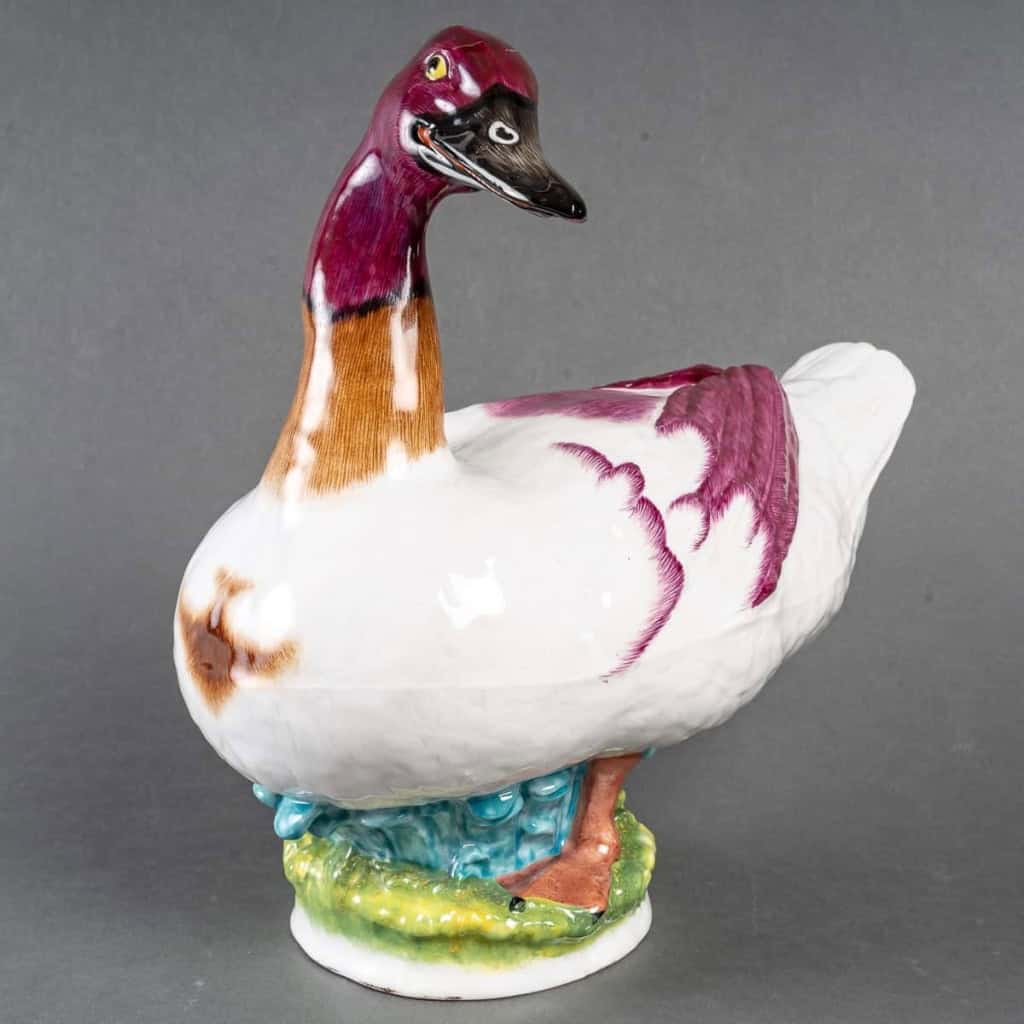 Canard en porcelaine, manufacture de Samson, XIXe siècle | Biron |||||||||