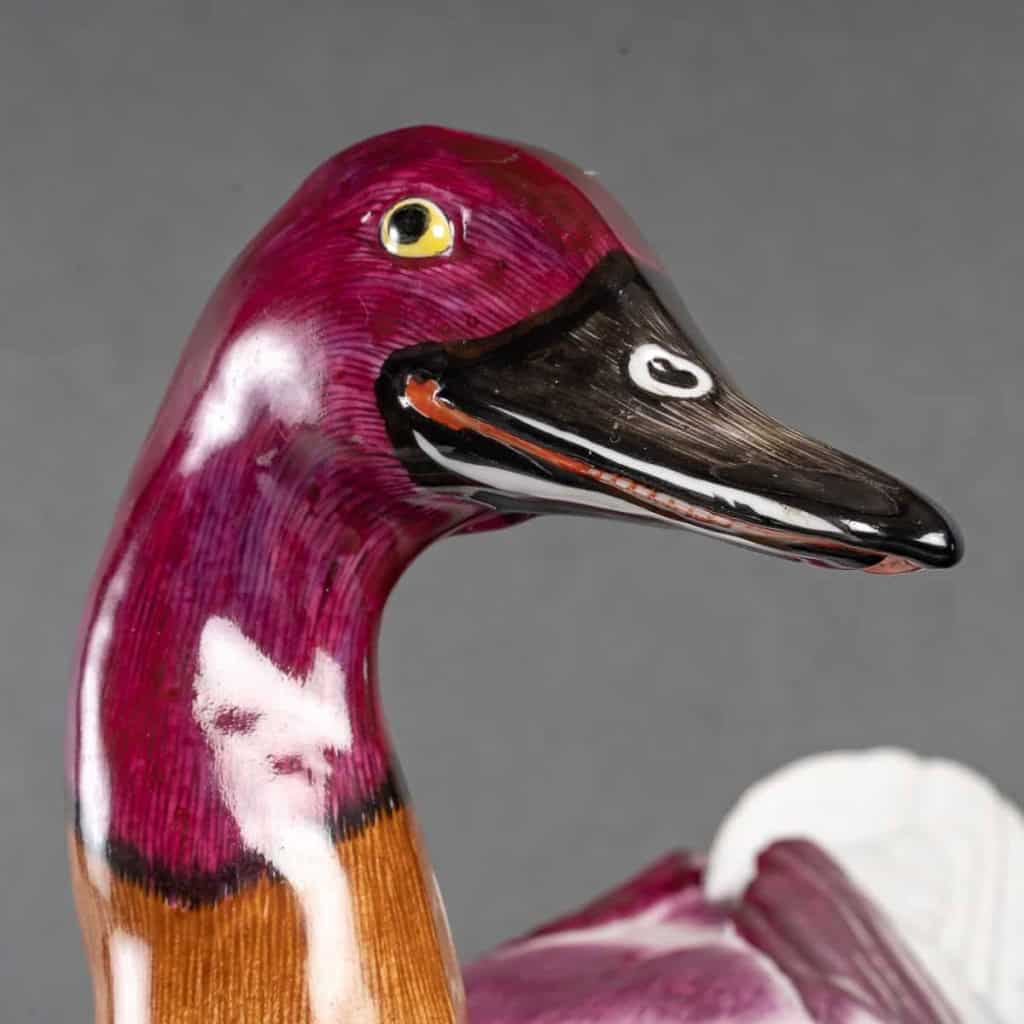 Canard en porcelaine, manufacture de Samson, XIXe siècle | Biron Canard en porcelaine, manufacture de Samson, XIXe siècle
