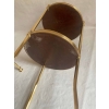 1970′ Paire De Guéridons Ou Sellettes Rondes Bronze Doré 2 Plateaux Gainés De Cuir Maison Jansen, Baguès Ou Charles | Biron 1970′ Paire De Guéridons Ou Sellettes Rondes Bronze Doré 2 Plateaux Gainés De Cuir Maison Jansen, Baguès Ou Charles