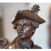 Sculpture en bronze « Le piqueur au refais » signé H. Moreau et P. Lecourtier, XIXème siècle | Biron Sculpture en bronze "Le piqueur au refais" signé H. Moreau et P. Lecourtier, XIXème siècle