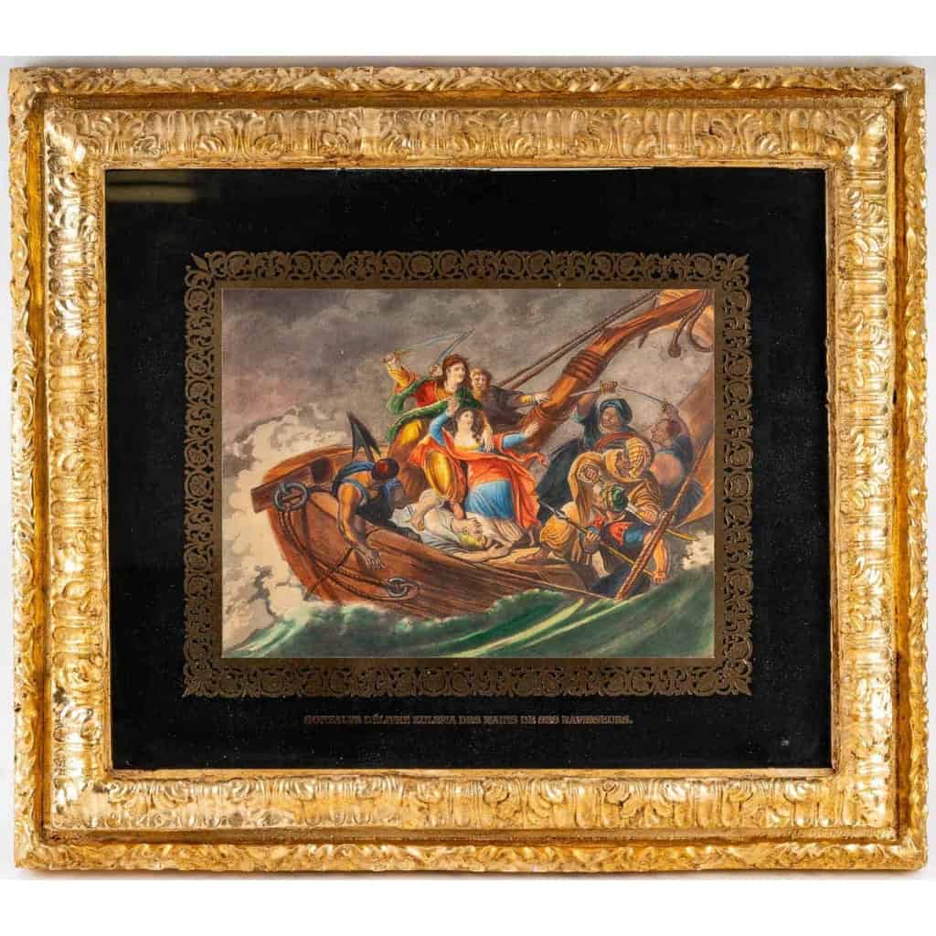 Paire de tableaux, scènes orientalistes