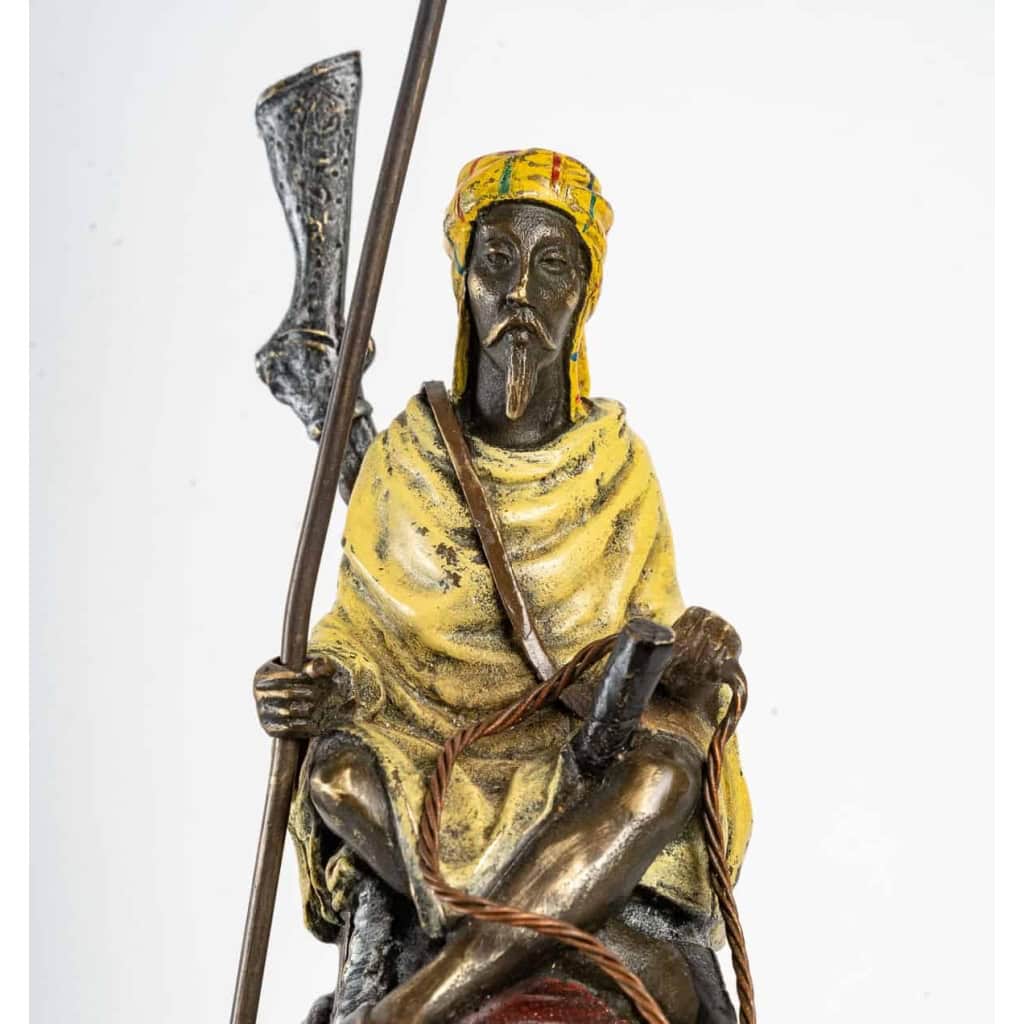 Bronze de Vienne, XIXème siècle, guerrier au chameau | Biron Bronze de Vienne, XIXème siècle, guerrier au chameau