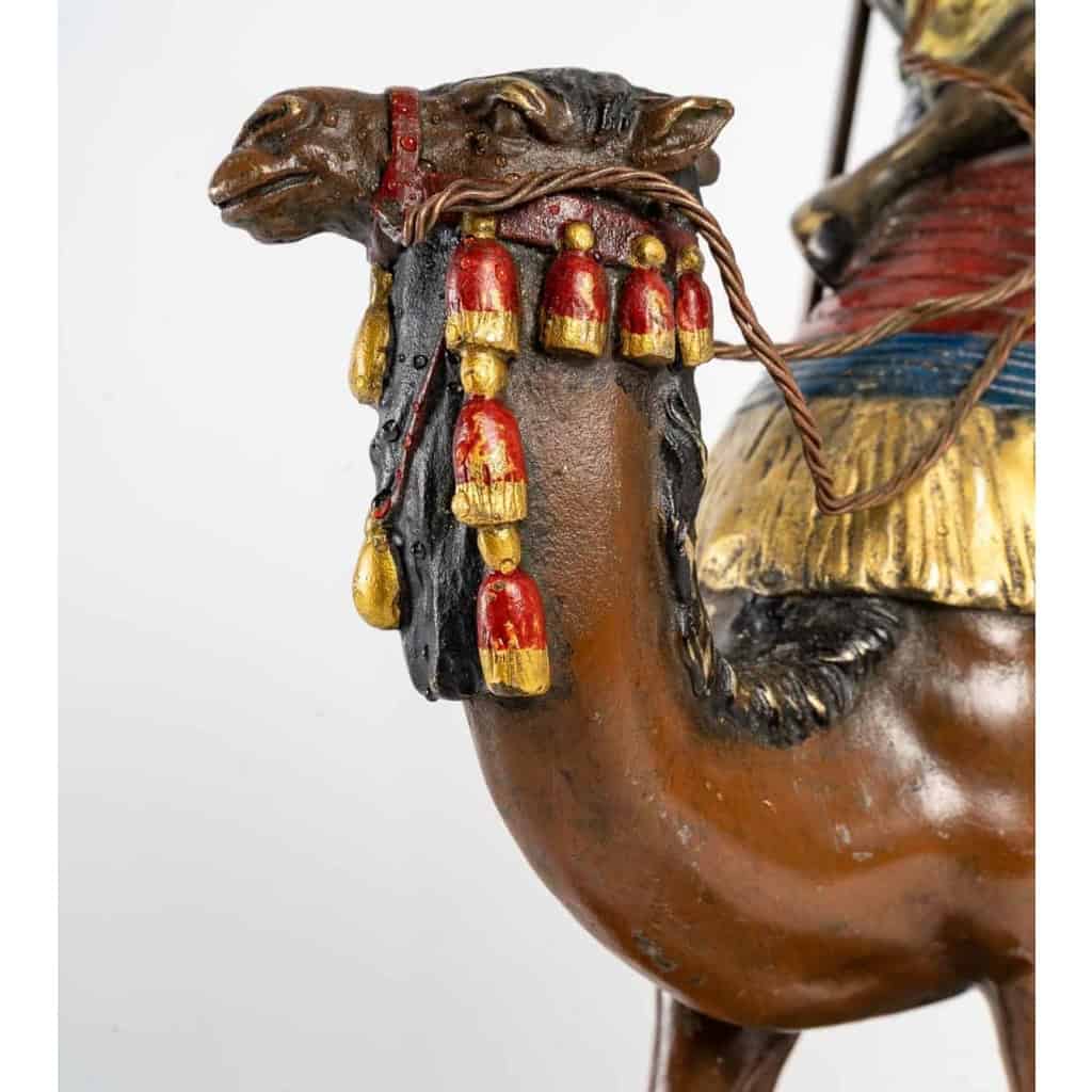 Bronze de Vienne, XIXème siècle, guerrier au chameau | Biron Bronze de Vienne, XIXème siècle, guerrier au chameau