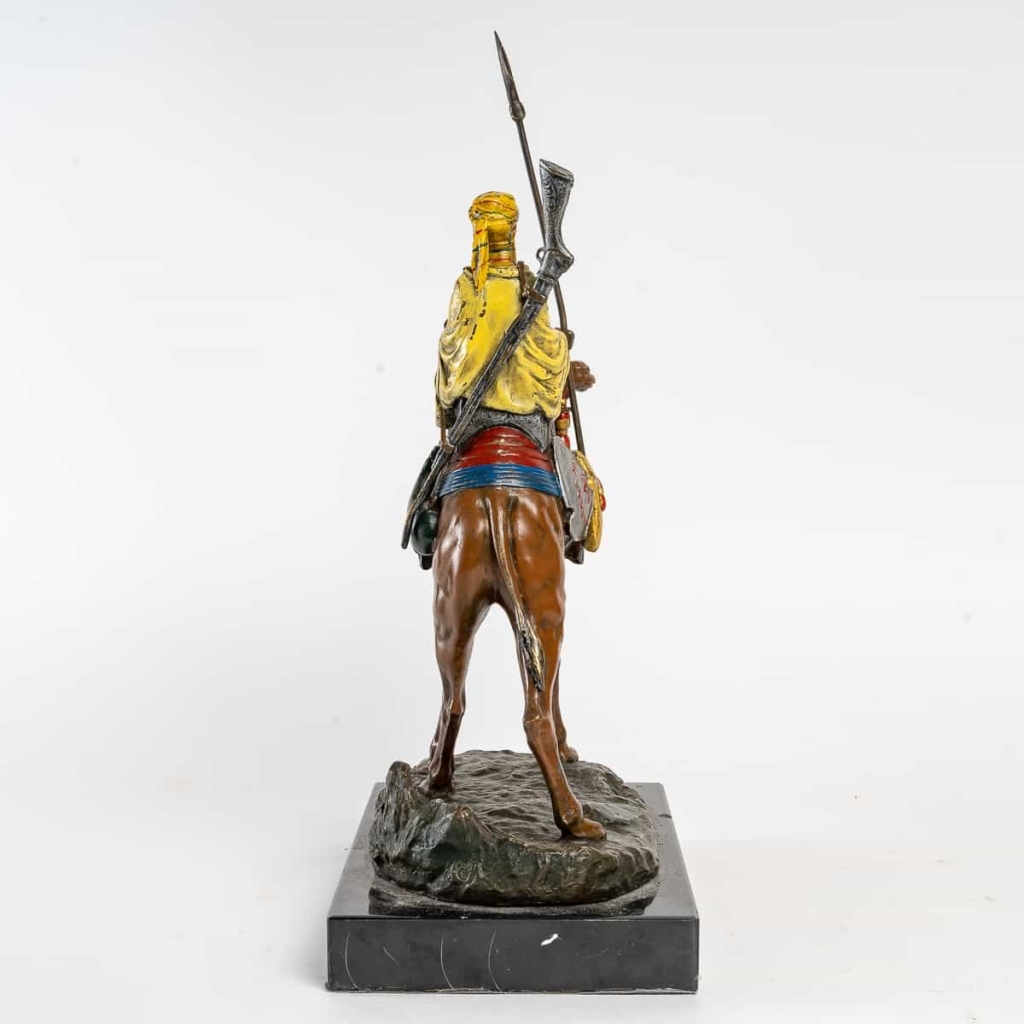 Bronze de Vienne, XIXème siècle, guerrier au chameau | Biron Bronze de Vienne, XIXème siècle, guerrier au chameau