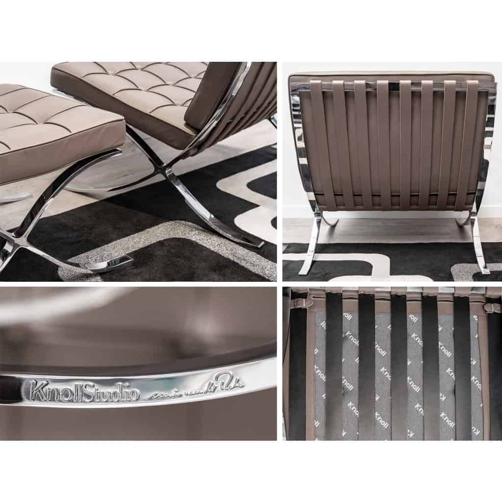 Paire de fauteuils « Barcelona » de MIES VAN DER ROHE | Biron Paire de fauteuils "Barcelona" de MIES VAN DER ROHE