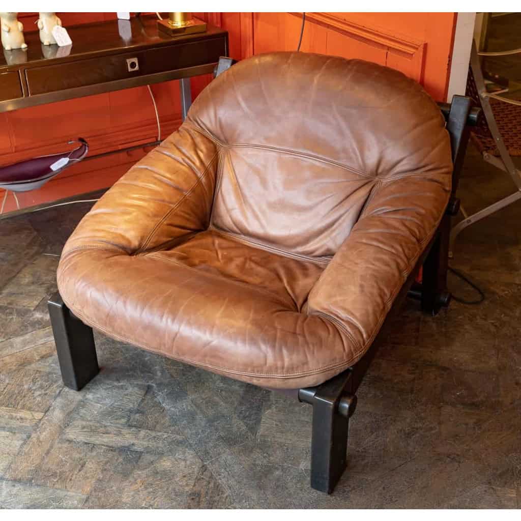 Gérard Van Den Bergh, Paire de fauteuils, années 1970 | Biron Gérard Van Den Bergh, Paire de fauteuils, années 1970