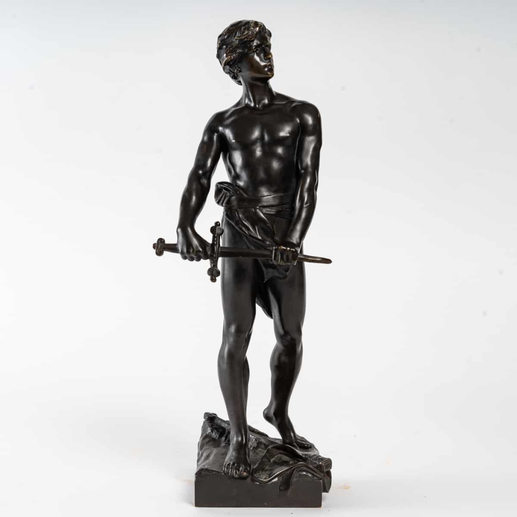 Bronze d’un Guerrier avec son Epée de François-Raoul Larche | Biron ||||||||||
