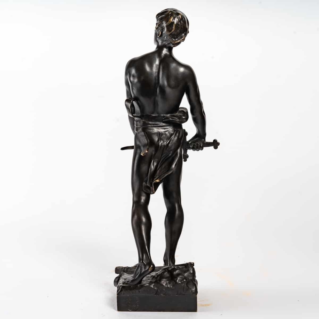 Bronze d’un Guerrier avec son Epée de François-Raoul Larche | Biron Bronze d’un Guerrier avec son Epée de François-Raoul Larche