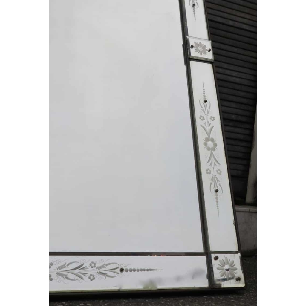 1900′ Paire de Miroirs Venise 160 X 120 cm | Biron 1900′ Paire de Miroirs Venise 160 X 120 cm