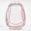 Vase « Guirlandes de Roses » verre blanc patiné rose de René LALIQUE | Biron ||||||