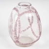 Vase « Guirlandes de Roses » verre blanc patiné rose de René LALIQUE | Biron Vase « Guirlandes de Roses » verre blanc patiné rose de René LALIQUE