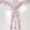 Vase « Guirlandes de Roses » verre blanc patiné rose de René LALIQUE | Biron Vase « Guirlandes de Roses » verre blanc patiné rose de René LALIQUE