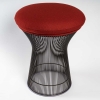 Tabouret Tissus Kvadrat Tonus Structure Métal Bronze de Warren PLATNER | Biron |||||