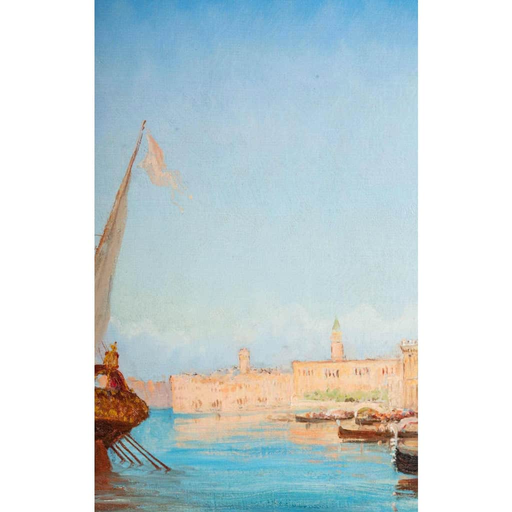 Vincent MANAGO 1878-1936. Venise, le grand canal.