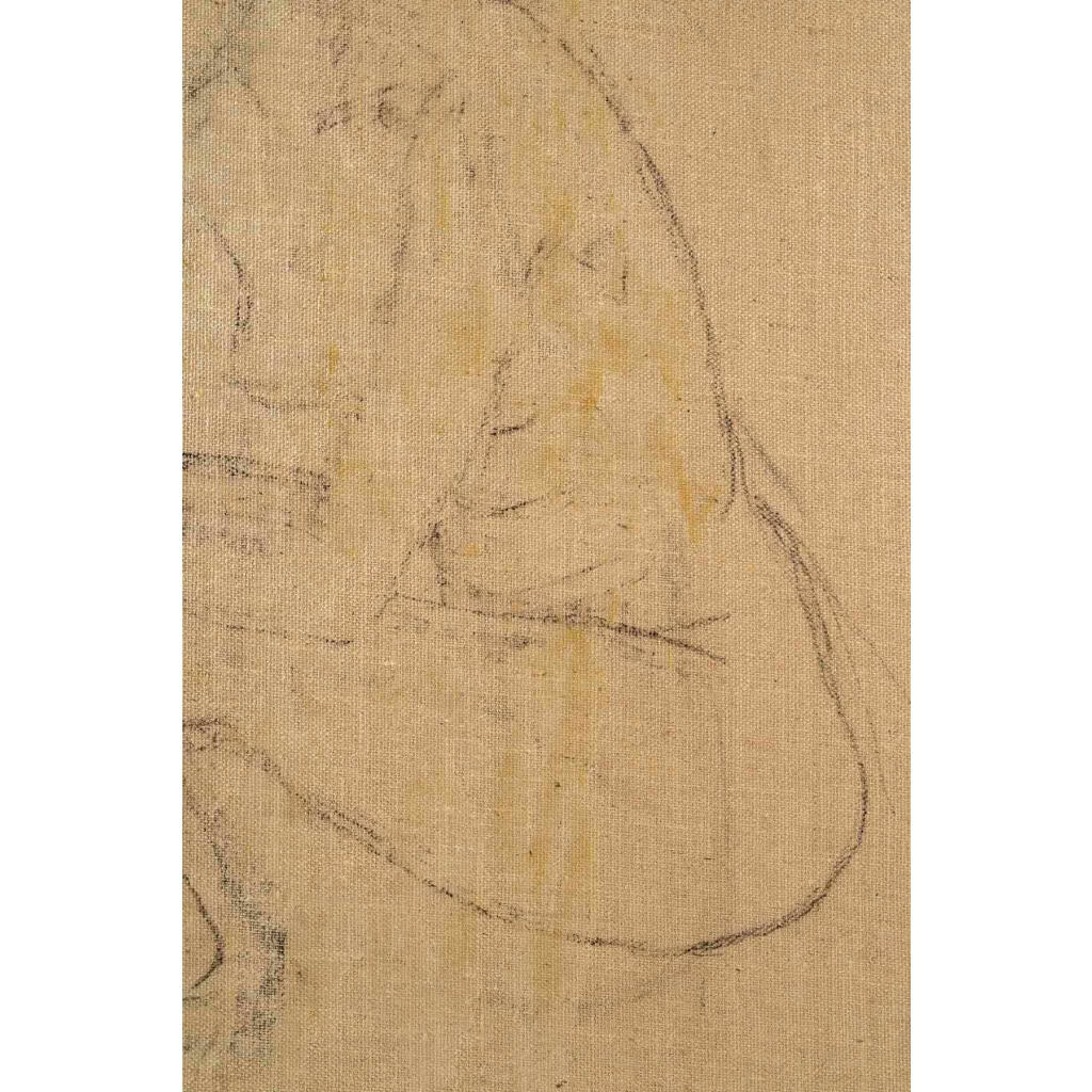 Dessin en transparence sur toile, XXème siècle