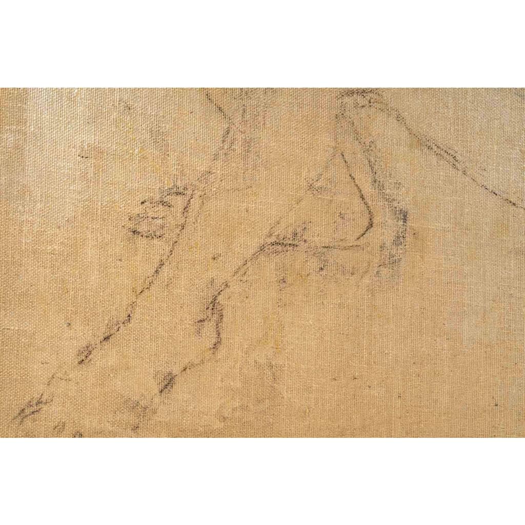 Dessin en transparence sur toile, XXème siècle