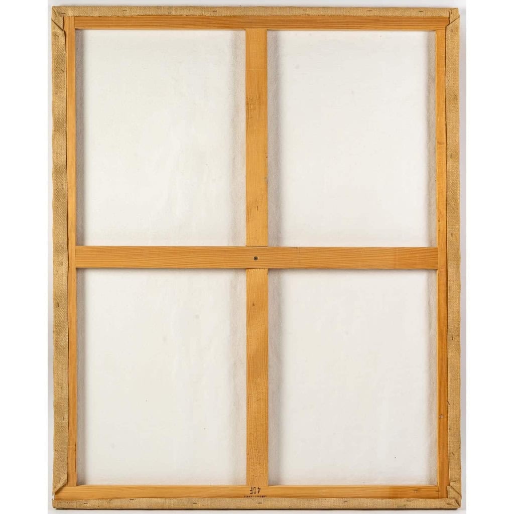 Dessin en transparence sur toile, XXème siècle