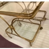 1970′ Paire De Bar Roulant en Bronze et Laiton Doré Maison Baguès Ou Charles Ou Jansen Décor Napoléon 3 | Biron 1970′ Paire De Bar Roulant en Bronze et Laiton Doré Maison Baguès Ou Charles Ou Jansen Décor Napoléon 3