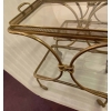 1970′ Paire De Bar Roulant en Bronze et Laiton Doré Maison Baguès Ou Charles Ou Jansen Décor Napoléon 3 | Biron 1970′ Paire De Bar Roulant en Bronze et Laiton Doré Maison Baguès Ou Charles Ou Jansen Décor Napoléon 3