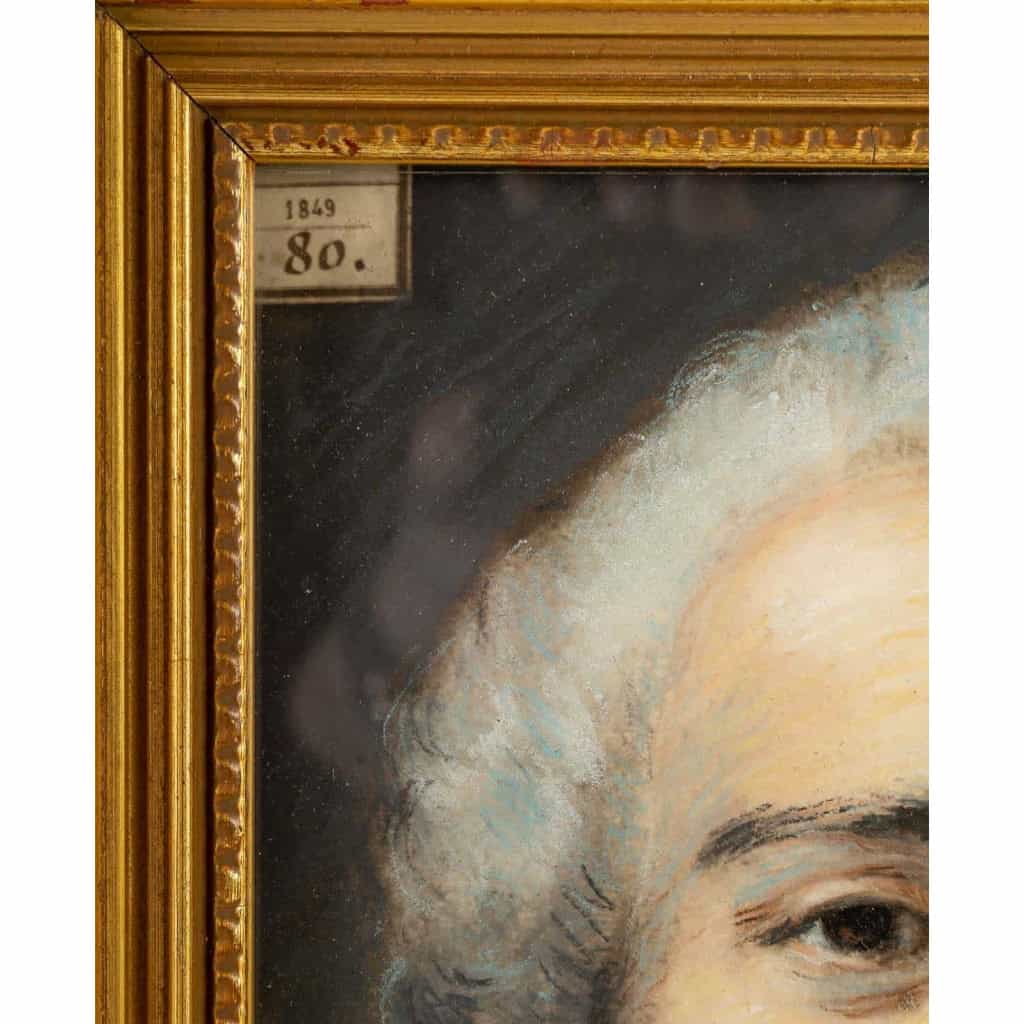 Pastel d’après Maurice Quentin Latour. Portrait de Le Rond d’Alembert | Biron Pastel d'après Maurice Quentin Latour. Portrait de Le Rond d'Alembert
