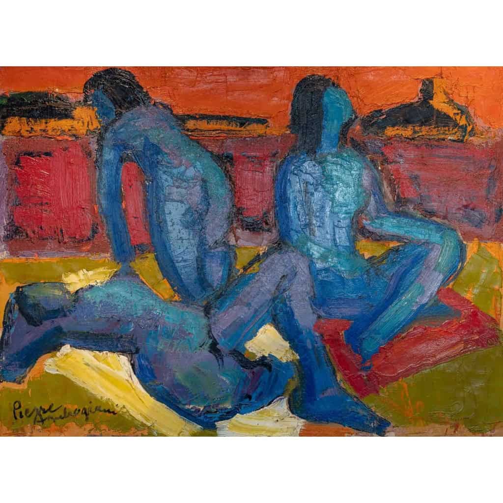 Pierre Ambrogiani, Huile sur toile, XXe siècle | Biron Pierre Ambrogiani, Huile sur toile, XXe siècle