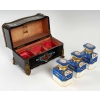 Un coffret à flacons de parfums XIXème siècle | Biron Un coffret à flacons de parfums XIXème siècle