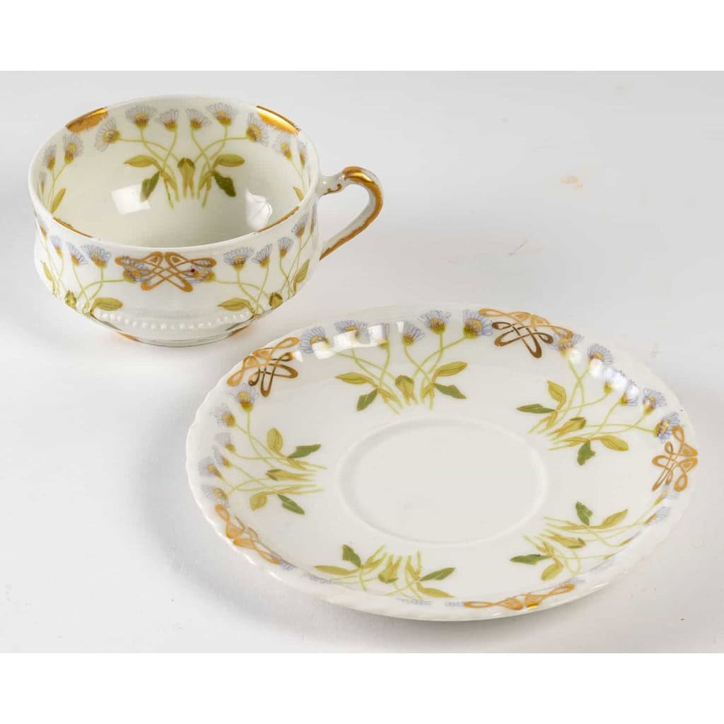 Service à Café et Thé en Porcelaine Théodore Haviland Limoges, Collection Mousseline, 31 Pièces, 6 Personnes, Porcelaine de Luxe Française | Biron Ensemble de Service à Café et Thé Théodore HAVILAND Limoges en Porcelaine Mousseline - Service pour 12 personnes