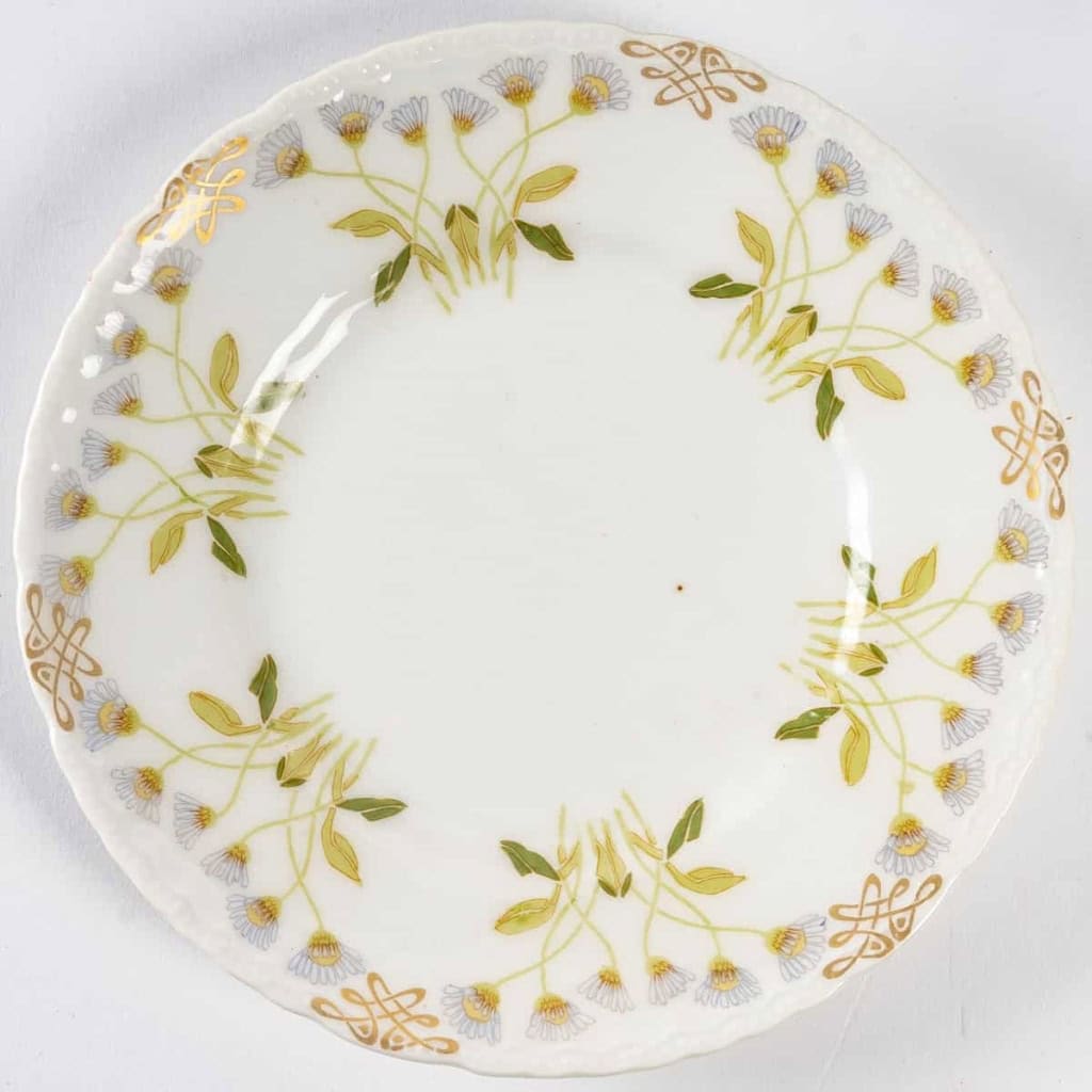 Service à Café et Thé en Porcelaine Théodore Haviland Limoges, Collection Mousseline, 31 Pièces, 6 Personnes, Porcelaine de Luxe Française | Biron Ensemble de Service à Café et Thé Théodore HAVILAND Limoges en Porcelaine Mousseline - Service pour 12 personnes
