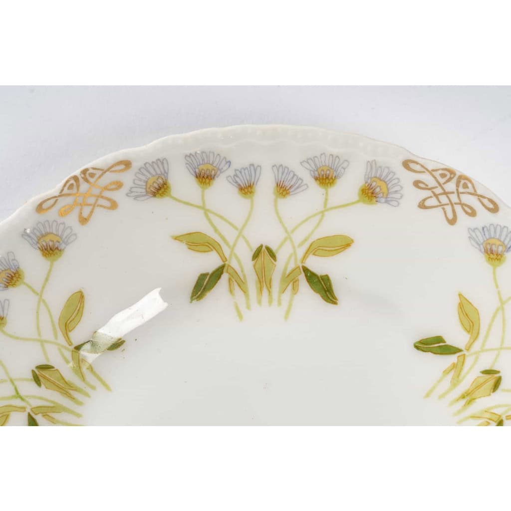 Service à Café et Thé en Porcelaine Théodore Haviland Limoges, Collection Mousseline, 31 Pièces, 6 Personnes, Porcelaine de Luxe Française | Biron Ensemble de Service à Café et Thé Théodore HAVILAND Limoges en Porcelaine Mousseline - Service pour 12 personnes