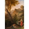 Ecole Italienne Du XVIIIème Siècle. Paysage à La Cascade.