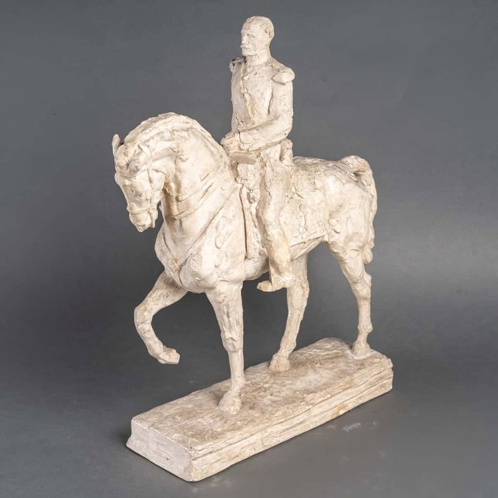 Esquisse en plâtre du monument au Maréchal Foch par Robert WLERICK | Biron ||||||||