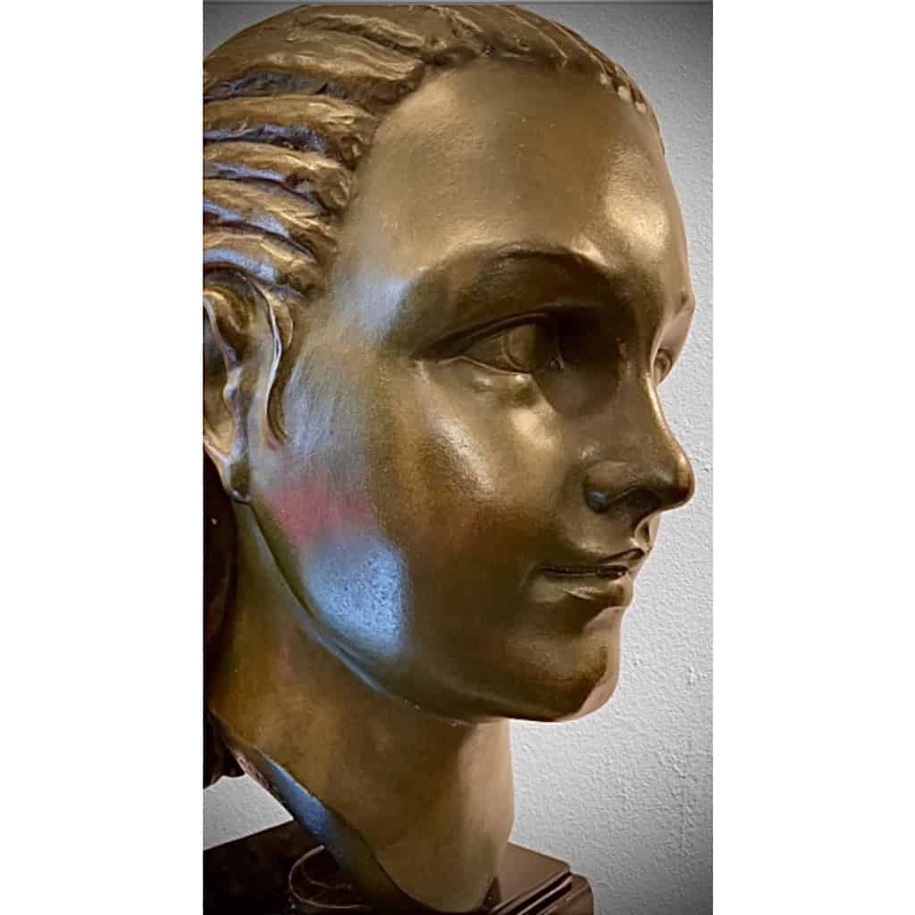 MARCEL BOURAINE BRONZE ART DECO