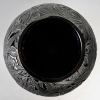 Vase « Martin Pêcheurs » verre noir patiné blanc de René LALIQUE | Biron Vase « Martin Pêcheurs » verre noir patiné blanc de René LALIQUE