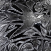 Vase « Martin Pêcheurs » verre noir patiné blanc de René LALIQUE | Biron Vase « Martin Pêcheurs » verre noir patiné blanc de René LALIQUE