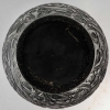 Vase « Martin Pêcheurs » verre noir patiné blanc de René LALIQUE | Biron Vase « Martin Pêcheurs » verre noir patiné blanc de René LALIQUE