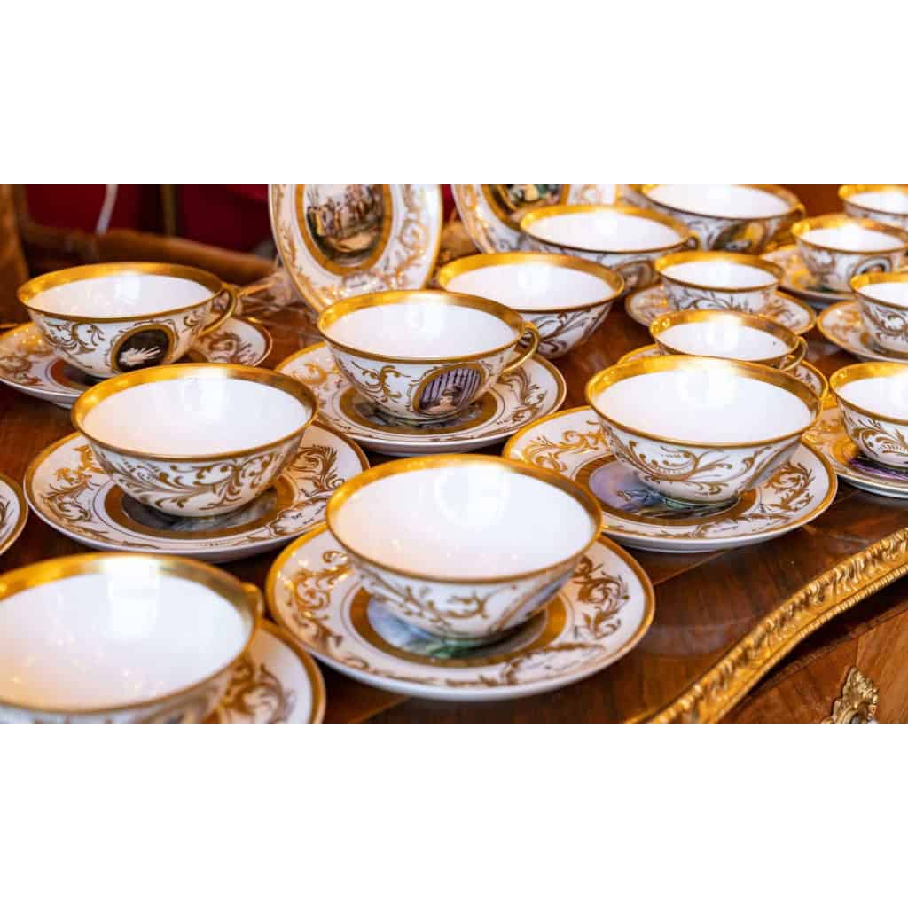 Service à Thé, café et dessert « Bidassa Espagne », Début XXème siècle | Biron Service à Thé, café et dessert "Bidassa Espagne", Début XXème siècle