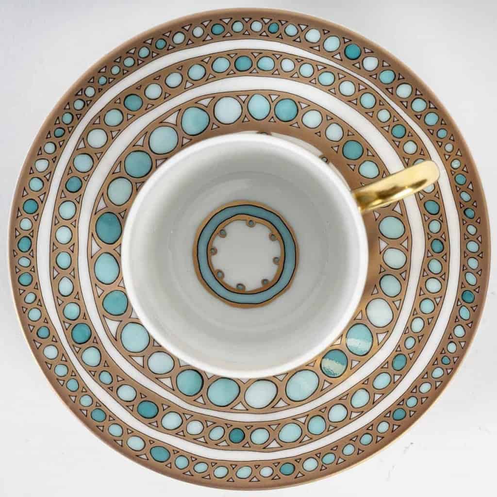  Service "Syracuse" porcelaine de limoges émaillée de HAVILAND - 60 pièces