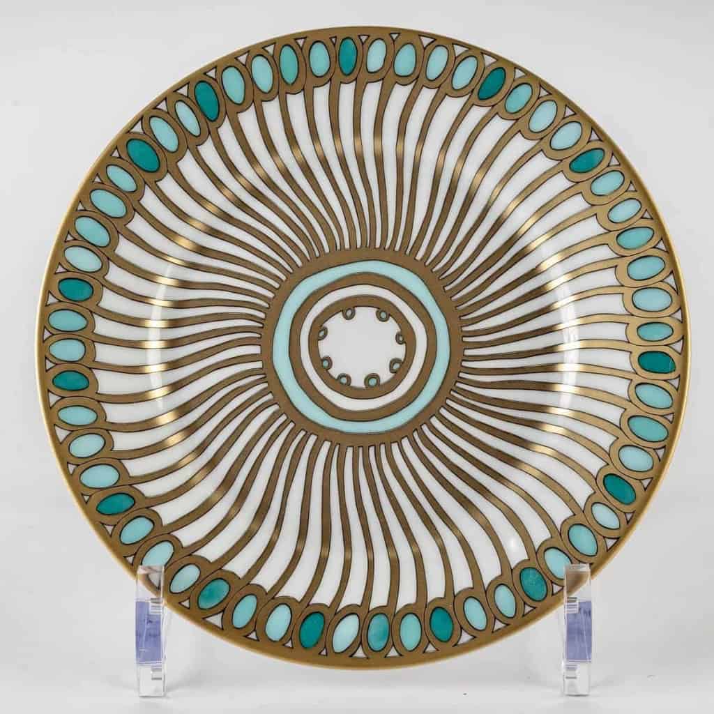  Service "Syracuse" porcelaine de limoges émaillée de HAVILAND - 60 pièces