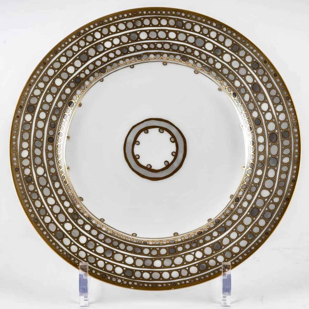  Service "Syracuse" porcelaine de limoges émaillée de HAVILAND - 60 pièces