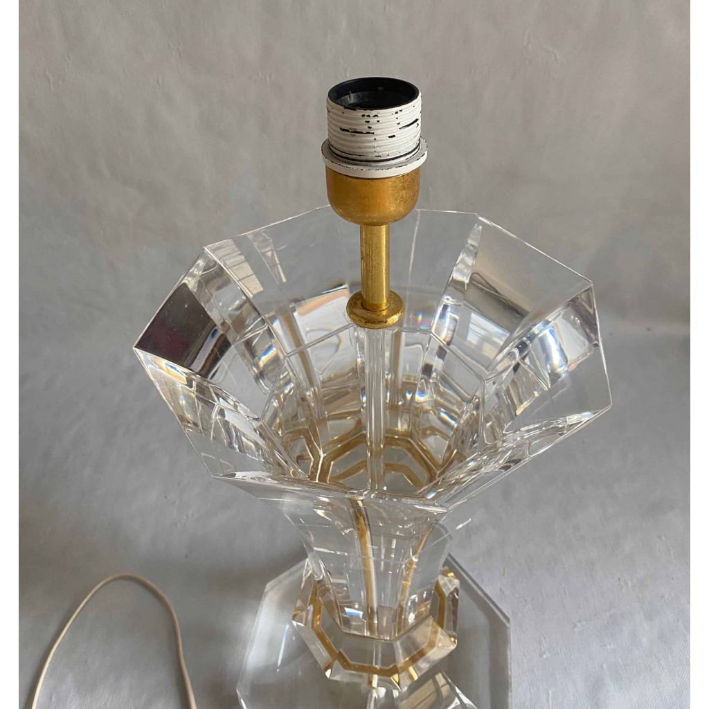 1970′ Roche Bobois Lampe En Methacrylate | Biron 1970′ Roche Bobois Lampe En Methacrylate